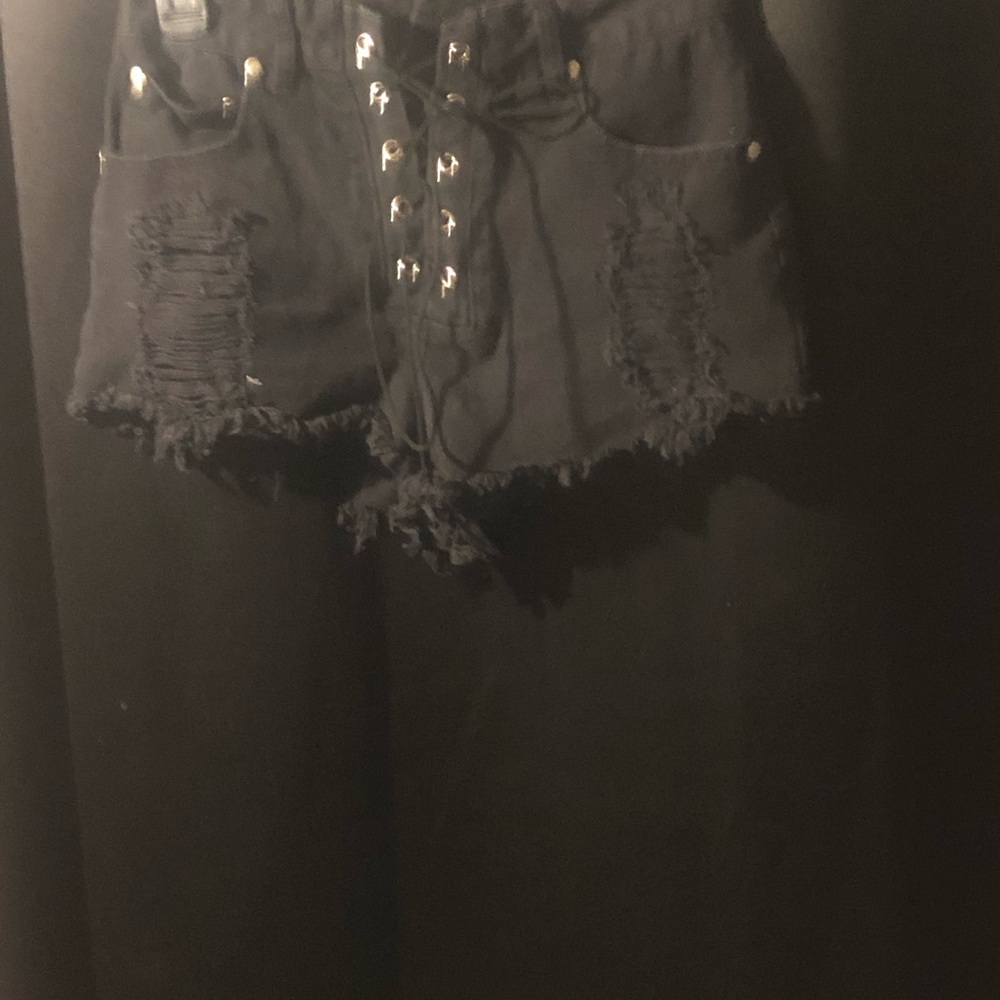 Booty shorts literally